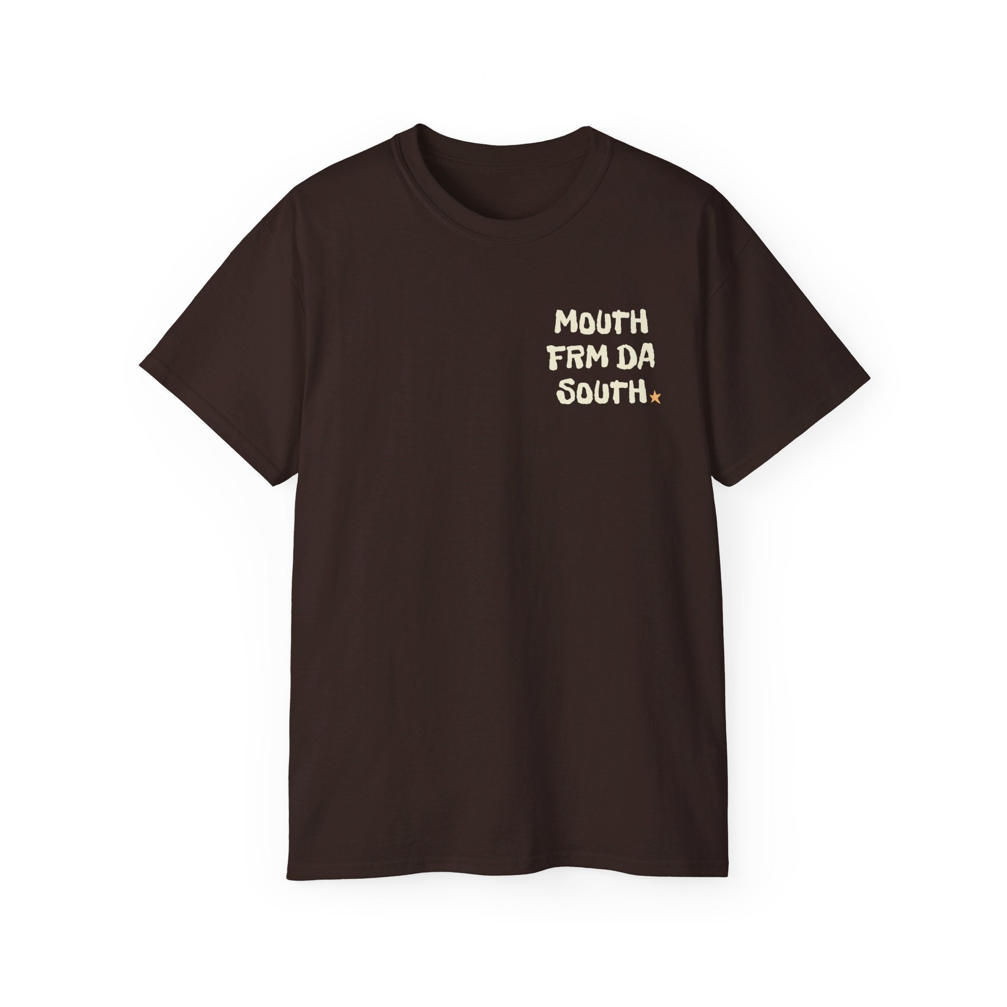 Mouth Frm Da South Tee - Chocolate
